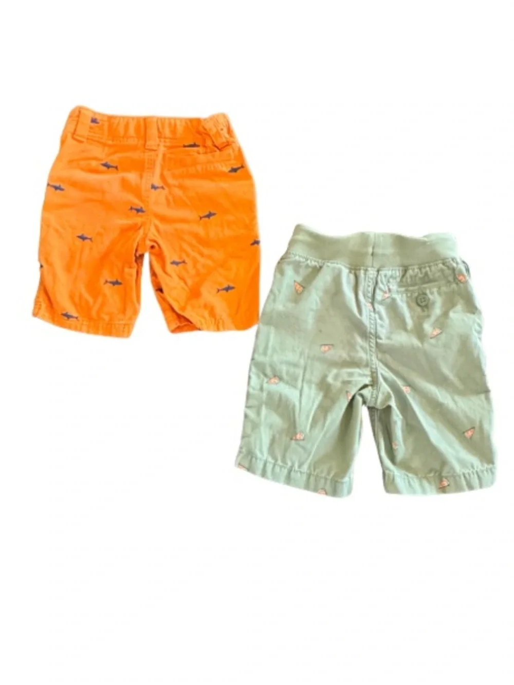 🩳 Boys Shorts Bundle | Gap Kids + Sonoma | Size 4 / 4-5 | Fun Prints 🍕🦈